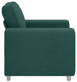 Fotel Sötétzöld 59 cm Textil