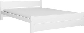 Ágy IKAROS DOUBLE 160 x 200 cm, fehér Matrac: Coco Maxi matrac 20 cm, Ágyrács: Ágyrács nélkül