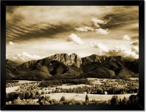 Poszterek keretben 40x30 Tátra Lengyel hegyek Kilátás