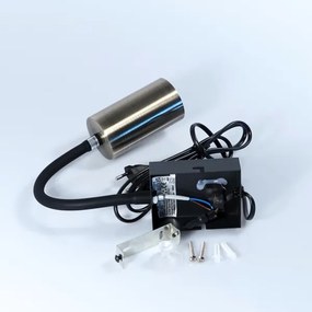 Globo 57911WM - Flexibilis fali lámpa ROBBY 1xGU10/25W/230V fekete/rez