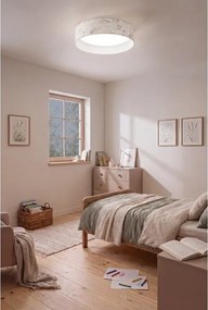 BRILAGI-LED VELVET VARI mennyezeti lámpatest LED/24W/230V CCT, átmérő 45 cm, fehér/virágos