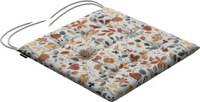 Károly székpárna 40x40 narancssárga-zöld