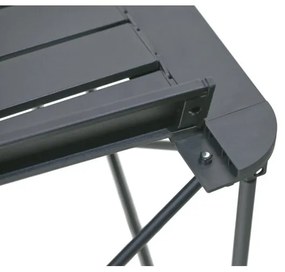 Összecsukható kempingasztal 52x52cm antracit