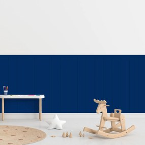 PIPPER. Textil öntapadó tapéta - Egy téglalap - Sötétkék színű Méret: 100cm, Szín: Sötét