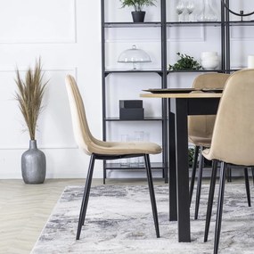 Bézs Bársony Étkezőszék ARIS