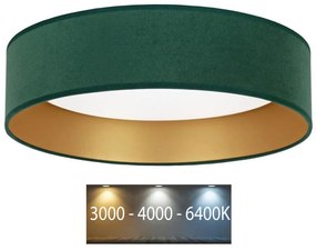 Brilagi VELVET LED 24W 230V mennyezeti lámpa 3000/4000/6400K zöld/arany