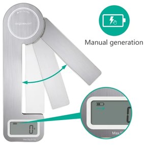 Aigostar összecsukható konyhai mérleg 5 kg, króm kivitel