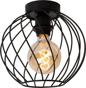LUCIDE 21128-25-30 DANZA Vintage Mennyezeti Lámpák Fekete E27 IP20