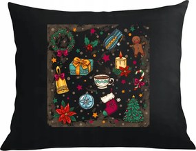 Párna párnahuzat karácsonyi mintás Ajándék