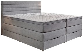 Kontinentális ágy BOXSPRING VERNON BX1920 180x200 cm - szürke