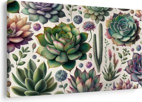 Kép - Pozsgás növények (90x60 cm)