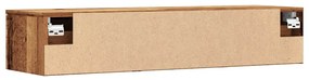 fali szekrény Régi fa 102x30x20 cm Gépelt fa