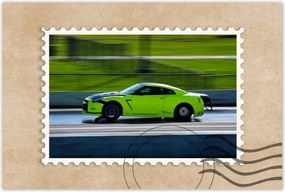 Poszterek 120x80 Zöld sportautó