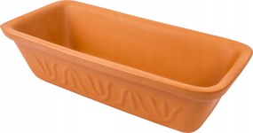 Kenyérforma római agyag edény Browin 15 x 30cm