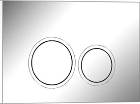 Mexen Tex 01 öblítógomb, fényes króm - 6101-03