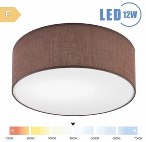 Brilagi - LED Mennyezeti lámpa SIRIJA LED/12W/230V átm. 35 cm barna