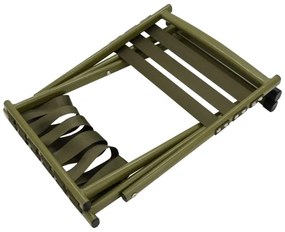 Összecsukható kempingszék háttámlával zöld