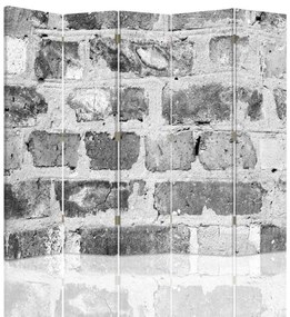 Gario Paraván Téglafal szürke színben Méret: 180 x 170 cm, Kivitelezés: Klasszikus paraván