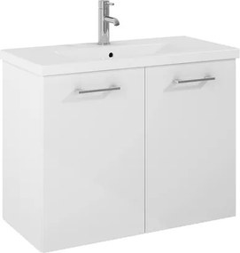 Jika Ponta bútor mosogató 81x40,5 cm fehér fényes felülettel akkumulátor lyuk középen H8105140001041