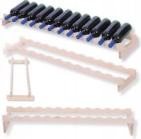 12 palackos állvány bortartó állvány moduláris 1x12 építs úgy, mint egy nyomógombos építőkocka