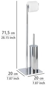 WENKO 18562100 - RECCO WC-kefe 20x71,5 cm, fényes króm