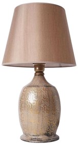 Asztali lámpa RAMZES 1xE27/40W/230V barna