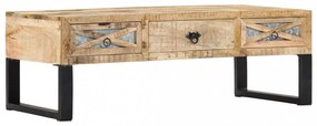 tömör mangófa dohányzóasztal 110 x 50 x 38 cm