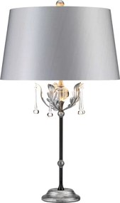 Elstead Lighting AMARILLI AML-TL-BLK-SIL Asztali lámpa 1x60W/E27