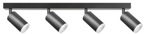 Polux Spotlámpa LONDON 4xGU10/10W/230V fekete SA2357