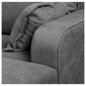 Sötétszürke sarokkanapé (jobb oldali) Beata – Ropez