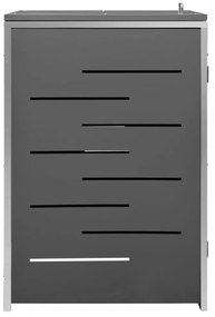 acél tároló gurítható szemeteskukához 69 x 77,5 x 112,5 cm