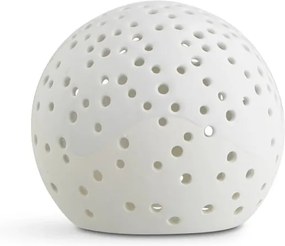 Nobili fehér csontporcelán karácsonyi gyertyatartó, ⌀ 12 cm - Kähler Design