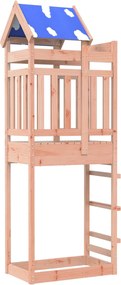 vidaXL Játék Torny Barna 85 x 52,5 x 239 cm Szilárd Douglas Fa