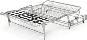 Világos rózsaszín kinyitható kanapé 235 cm Cezanne – Bobochic Paris