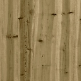 impregnált fenyőfa kerti virágláda 110 x 40 x 49,5 cm