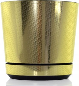 32 Arany Art Deco Nagy virágtartó 19 L Monstery pálmafa tartóval