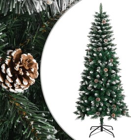vidaXL zöld PVC műkarácsonyfa állvánnyal 150 cm