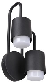 ITALUX C49-2-BK-9 SORANO Modern Kültéri Fali Lámpa Fekete LED IP44