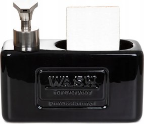 Jasai adagoló fekete szivaccsal 18x16 cm Homla