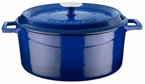 LAVA fém öntöttvas edény, 28 cm átmérő, kék, 6,7 l