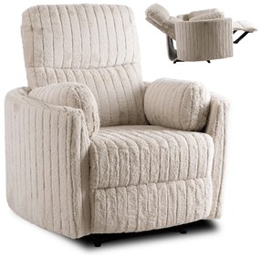 Tv és Pihenőfotel Bézs Színben. RAUL