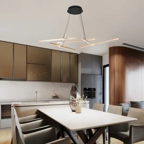 Rabalux 72369 - LED Dimmelhető csillár zsinóron SEVERINE LED/40W/230V 3000-6500K + távirányító