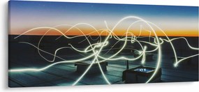 Kép - kilátás az égre a tetőről (120x50 cm)