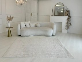 Dinasru fehér shaggy szőnyeg 200x280 cm