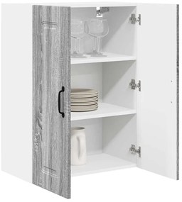 Fali konyhaszekrény Szürke Sonoma 60 x 31 x 80 cm Faanyag