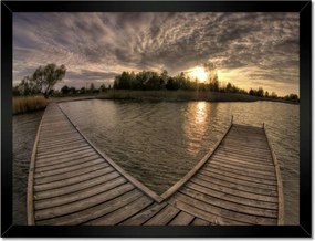 Poszterek keretben 40x30 Híd Dymaczewben
