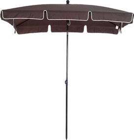 Outsunny Alumínium Kert Napernyő 198x130x245 cm Téglalap Formájú Kert Napernyő Dőlésszabályzóval Terasz, Pázsit és Kültéri Kávézó Részére | Aosom