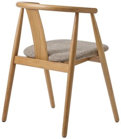 Bézs-natúr színű étkezőszék Relate – Unique Furniture