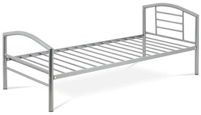 Fém Egyszemélyes Ágy 94×207 cm, Ezüst. BED-1900 SIL