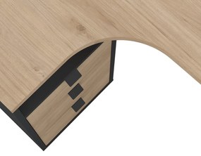 Íróasztal tölgyfa dekoros asztallappal 100x150 cm Sign – Tvilum